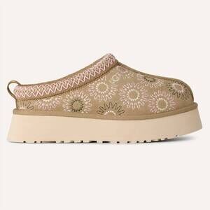 NEW UGG women's tazz sun stitch slipper in mustard seed